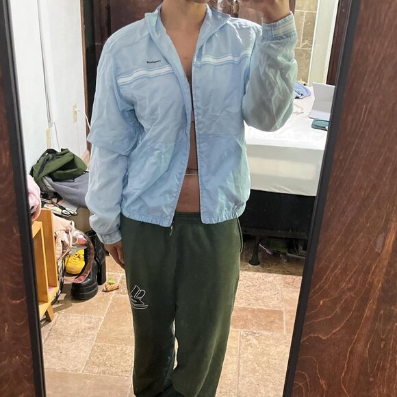 Y2K Light Blue Reebok Jacket - Picture 3 of 4